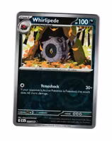 Whirlipede Reverse Holo Common 055/086 Black Bolt Pokemon