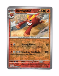 Darmanitan Reverse Holo Uncommon 014/086 Black Bolt Pokemon