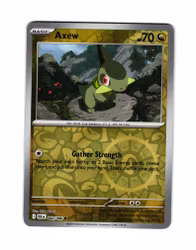 Axew Reverse Holo Common 068/086 Black Bolt Pokemon
