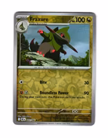 Fraxure Reverse Holo Common 069/086 Black Bolt Pokemon