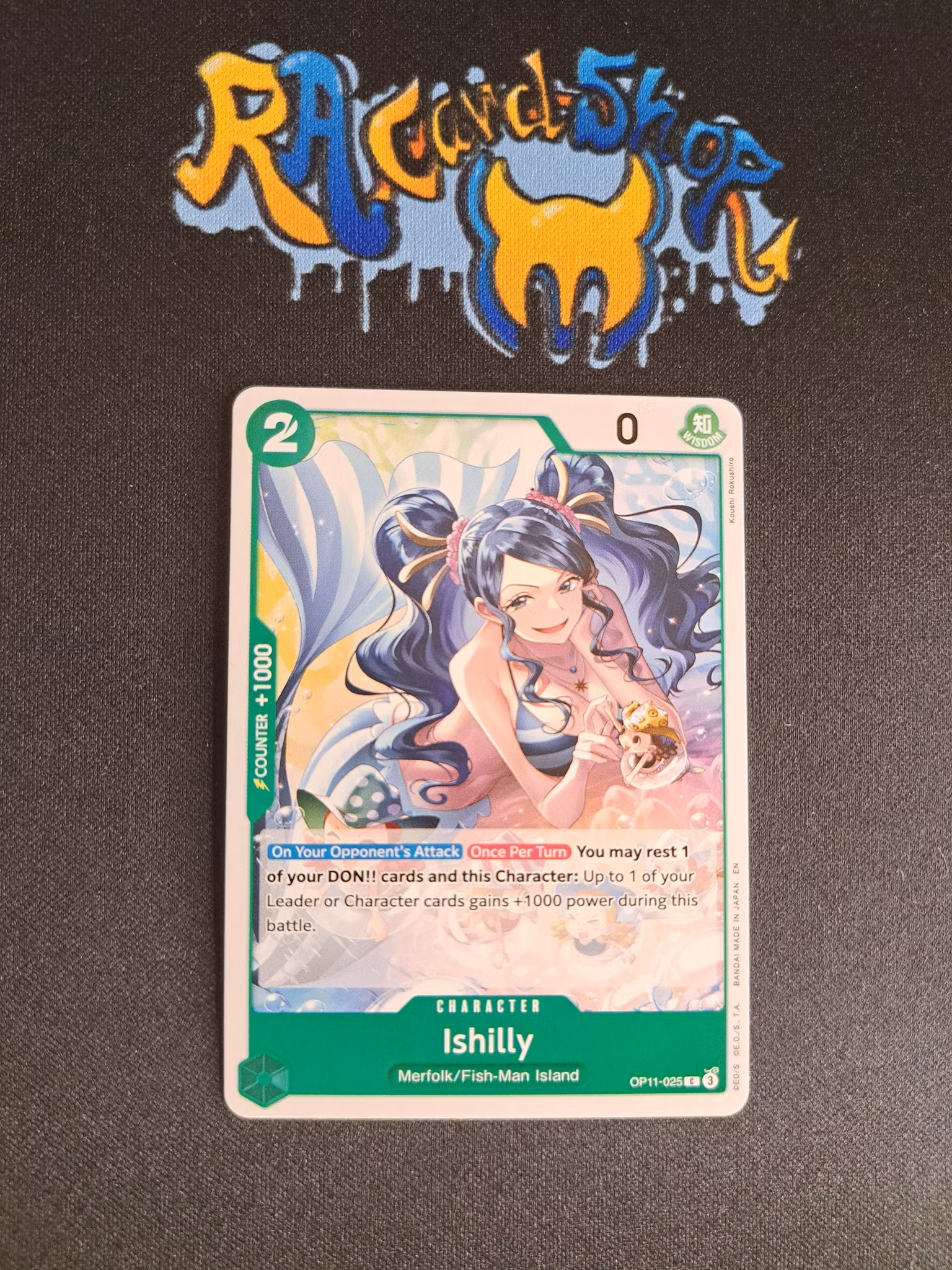 Ishilly Common OP11-025 A Fist of Divine Speed One Piece Card Game