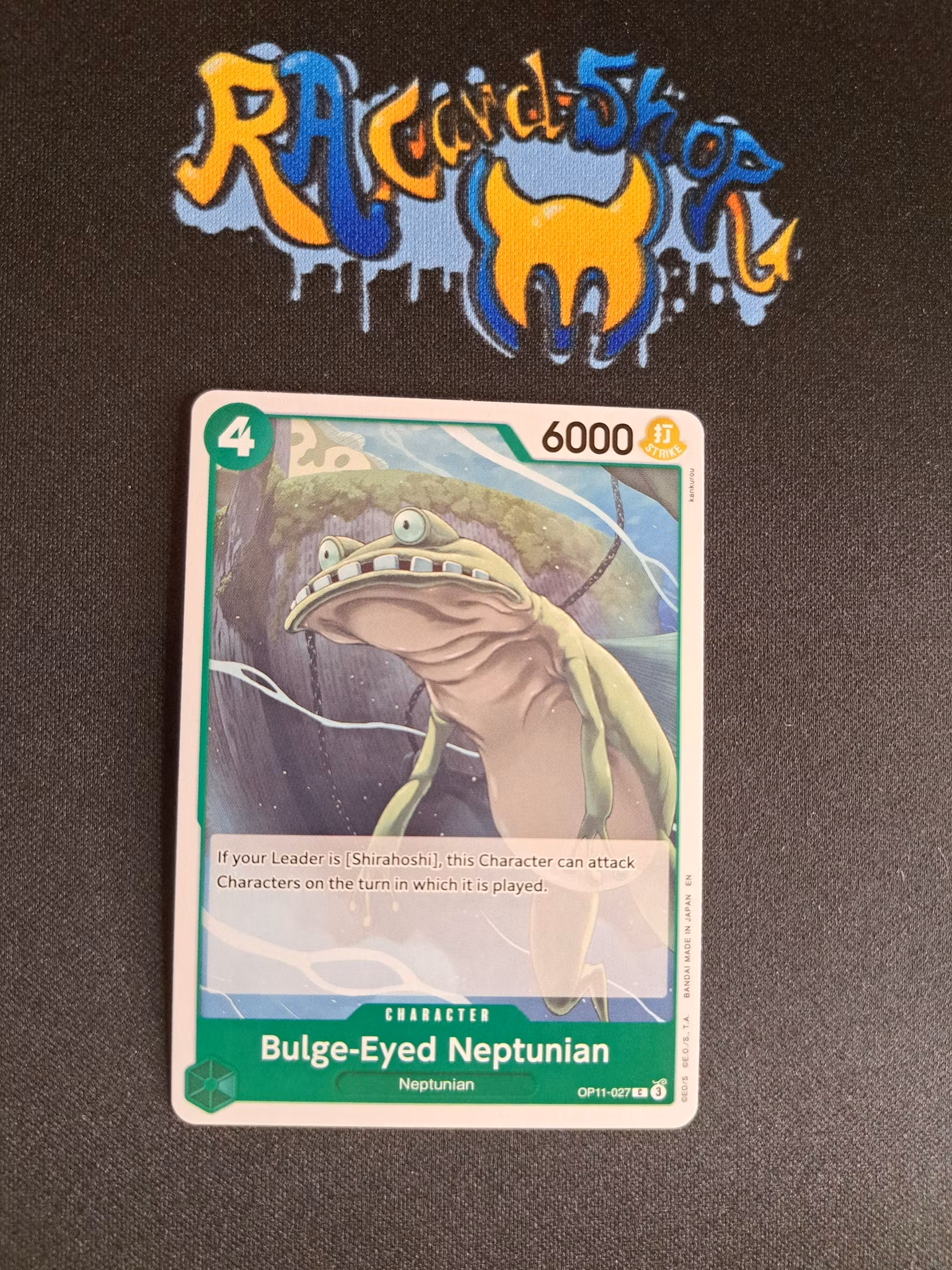 Bulge-Eyed Neptunian Common OP11-027 A Fist of Divine Speed One Piece Card Game