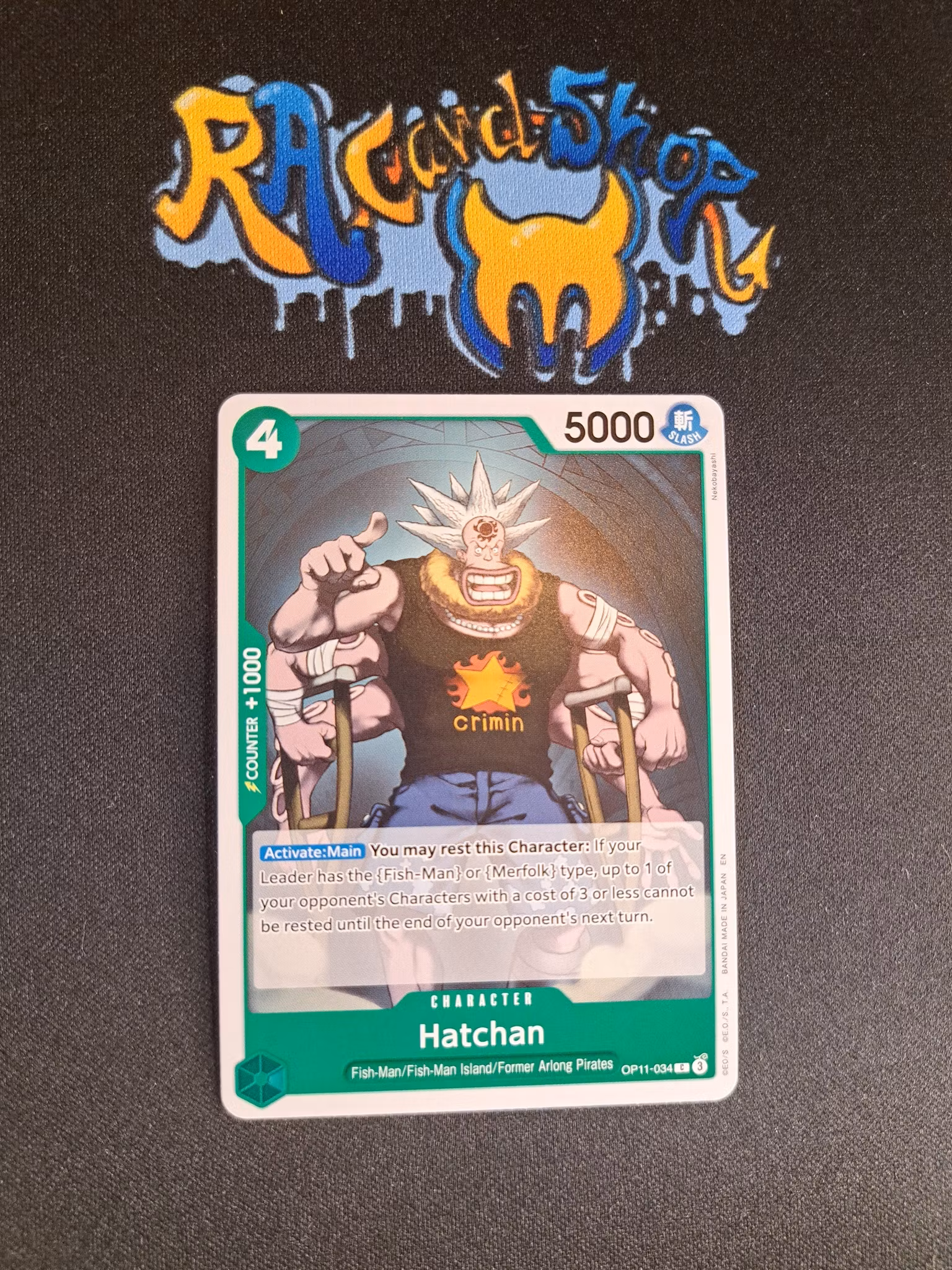 Hatchan Common OP11-034 A Fist of Divine Speed One Piece Card Game
