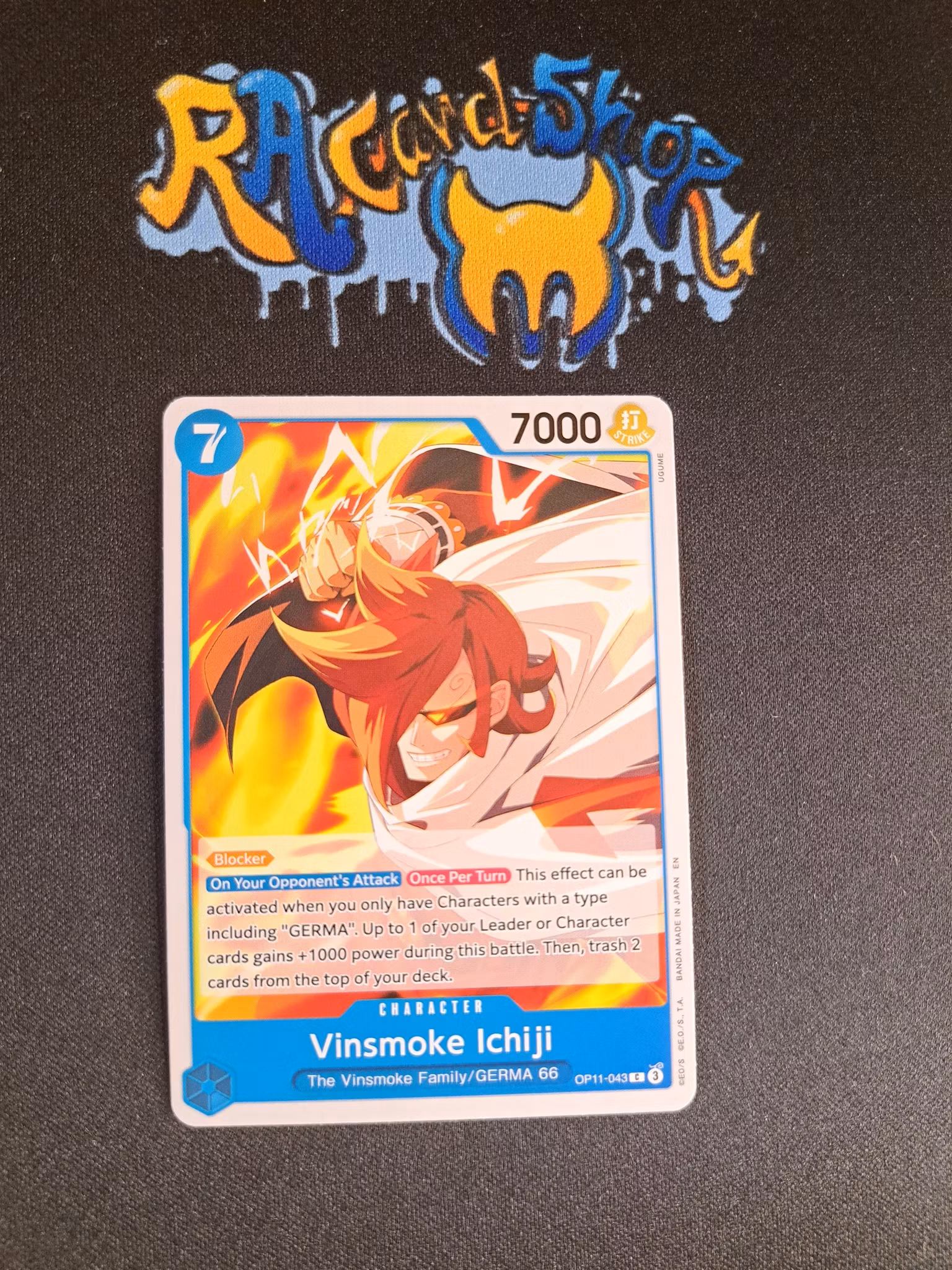 Vinsmoke Ichiji Common OP11-043 A Fist of Divine Speed One Piece Card Game