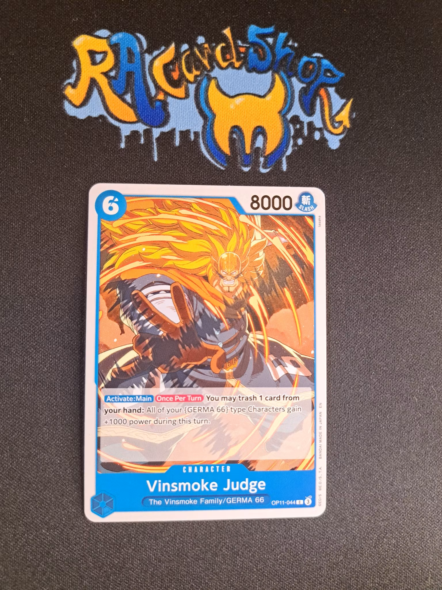 Vinsmoke Judge Common OP11-044 A Fist of Divine Speed One Piece Card Game