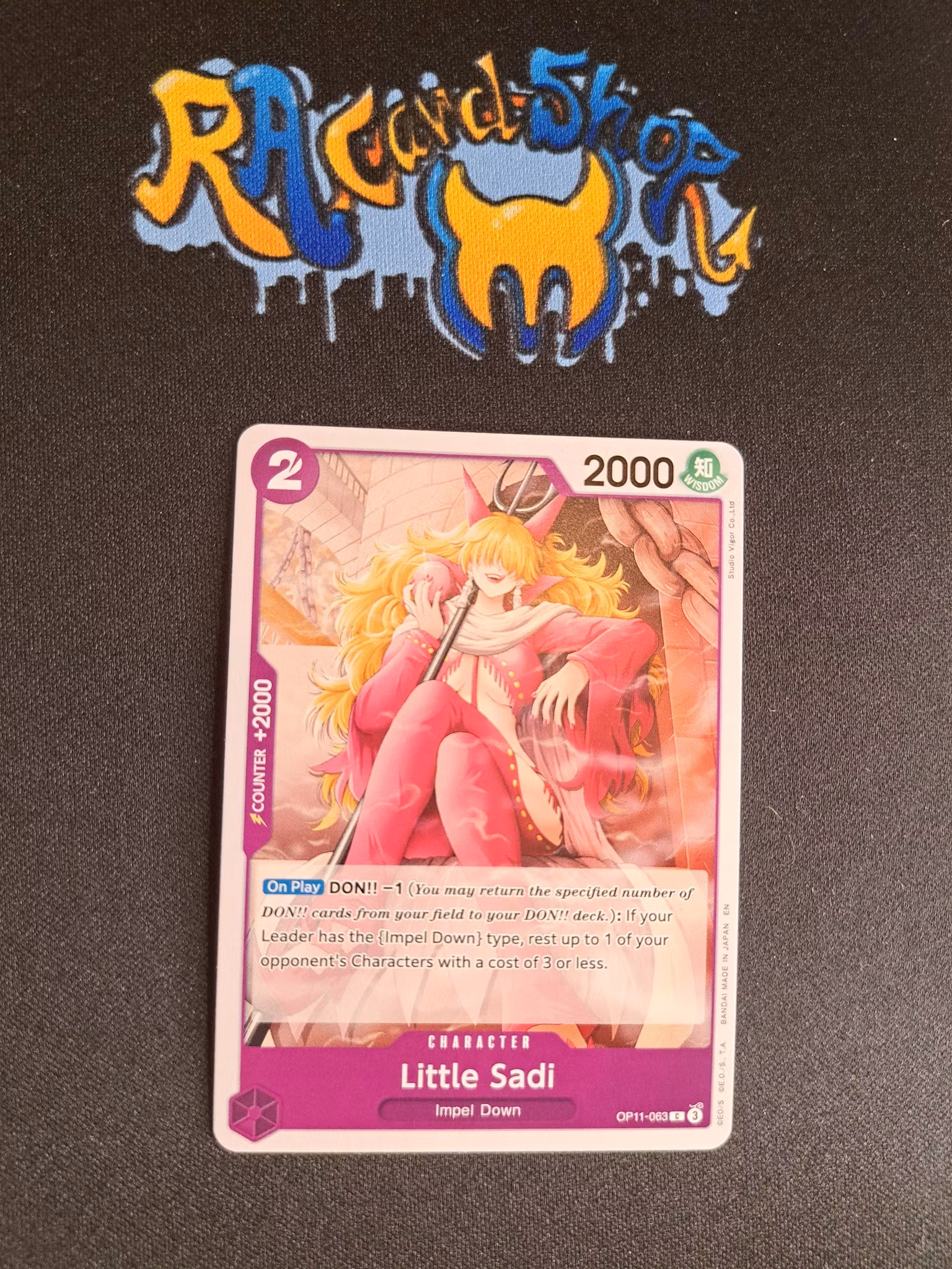 Little Sadi Common OP11-063 A Fist of Divine Speed One Piece Card Game