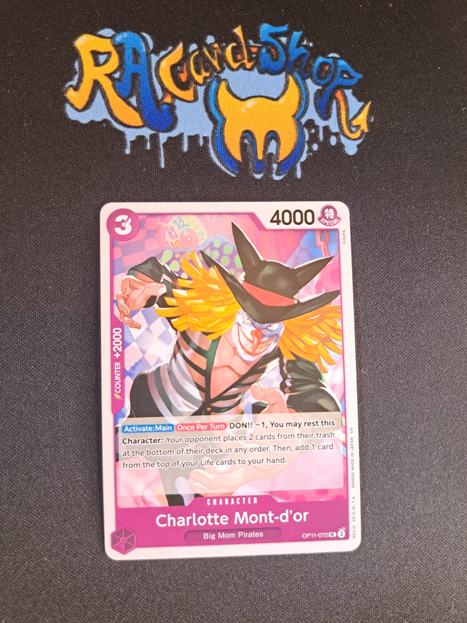 Charlotte Mont-D'or Uncommon OP11-072 A Fist of Divine Speed One Piece Card Game