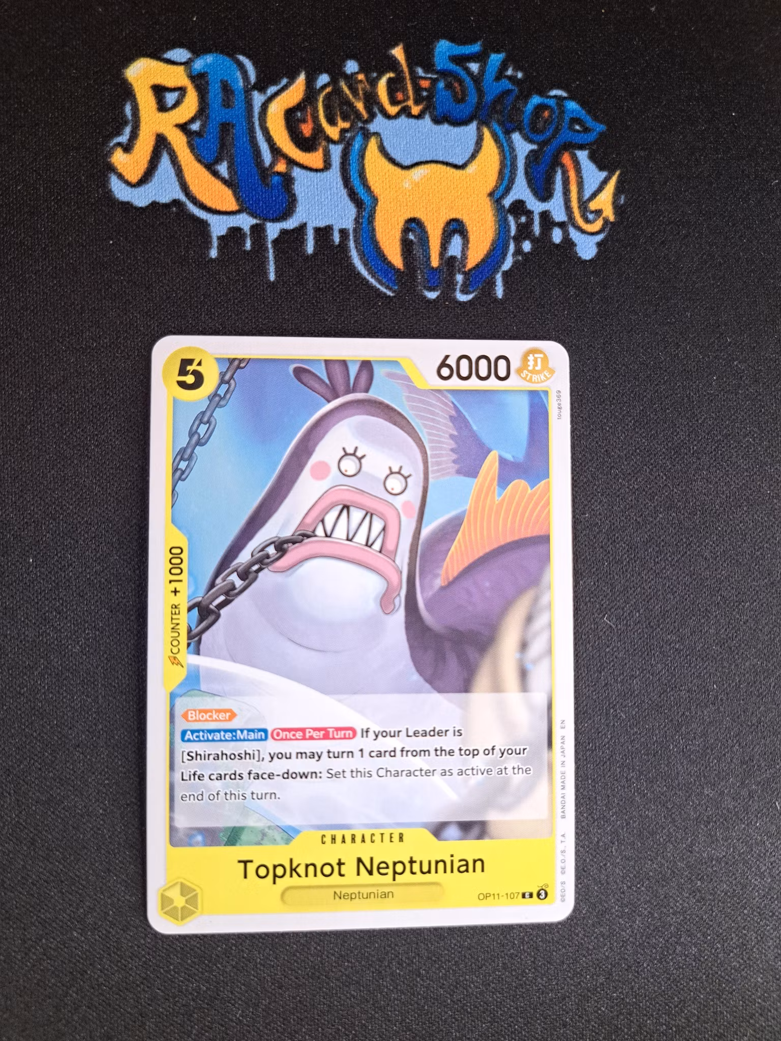 Potknot Neptunian Common OP11-107 A Fist of Divine Speed One Piece Card Game