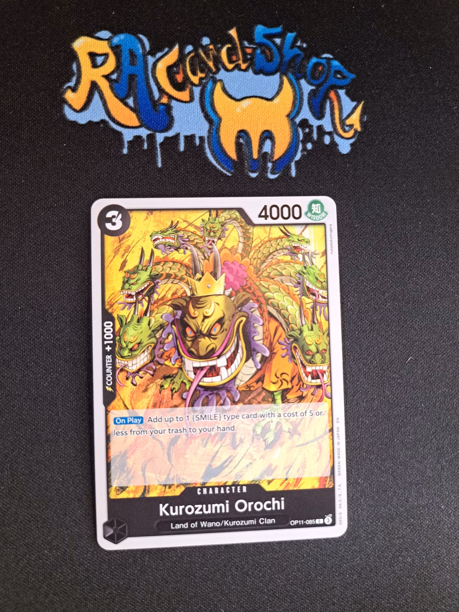 Kurozumi Orochi Common OP11-085 A Fist of Divine Speed One Piece Card Game