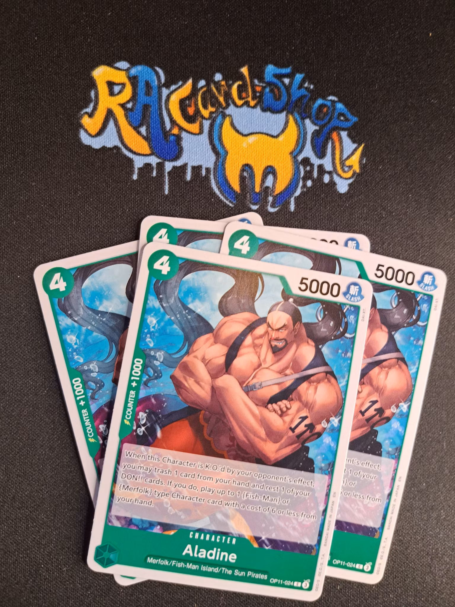 Aladine Common Playset OP11-024 A Fist of Divine Speed One Piece Card Game