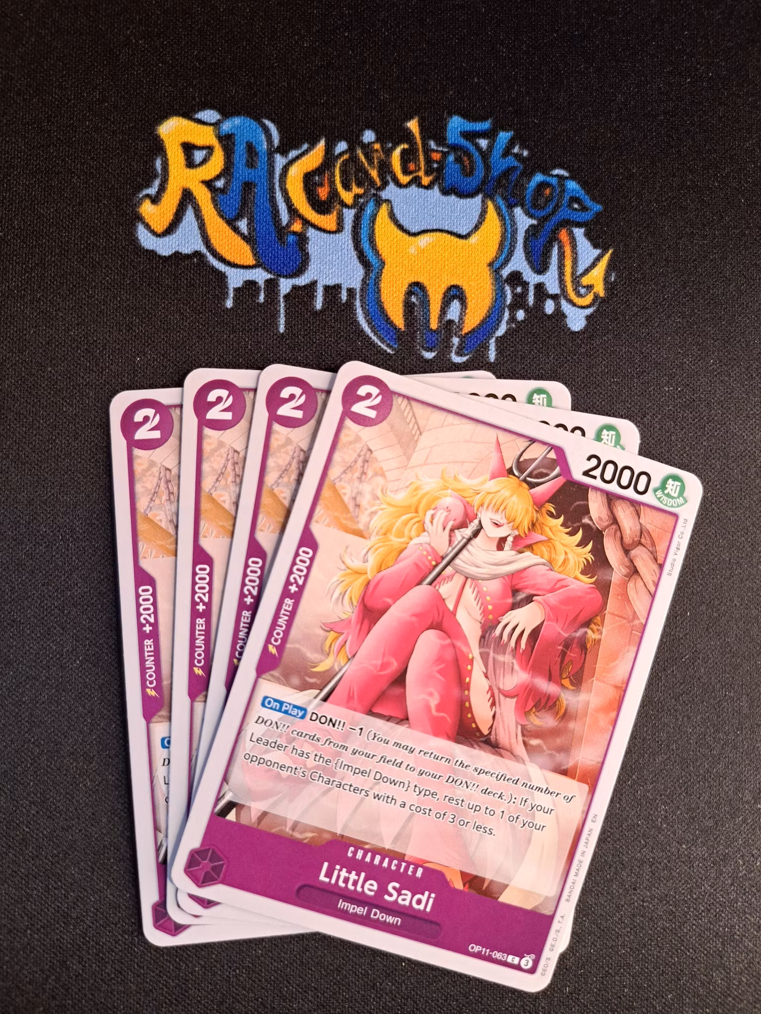 Little Sadi Common Playset OP11-063 A Fist of Divine Speed One Piece Card Game