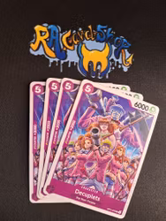 Decuplets Uncommon Playset OP11-078 A Fist of Divine Speed One Piece Card Game