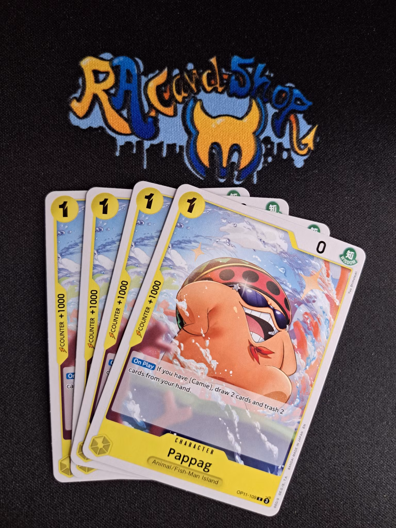 Papag Common Playset OP11-109 A Fist of Divine Speed One Piece Card Game