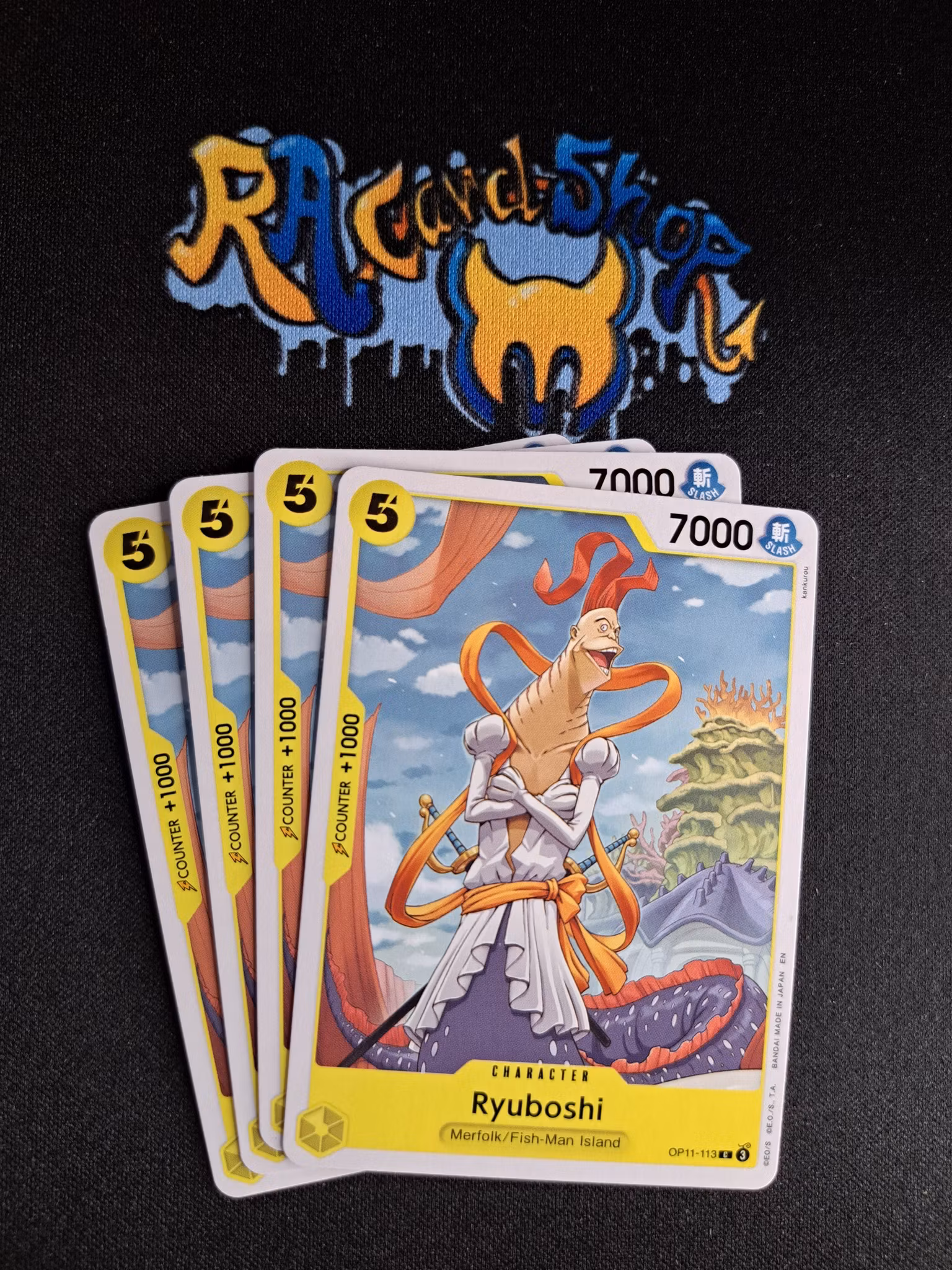 Ryuboshi Common Playset OP11-113 A Fist of Divine Speed One Piece Card Game