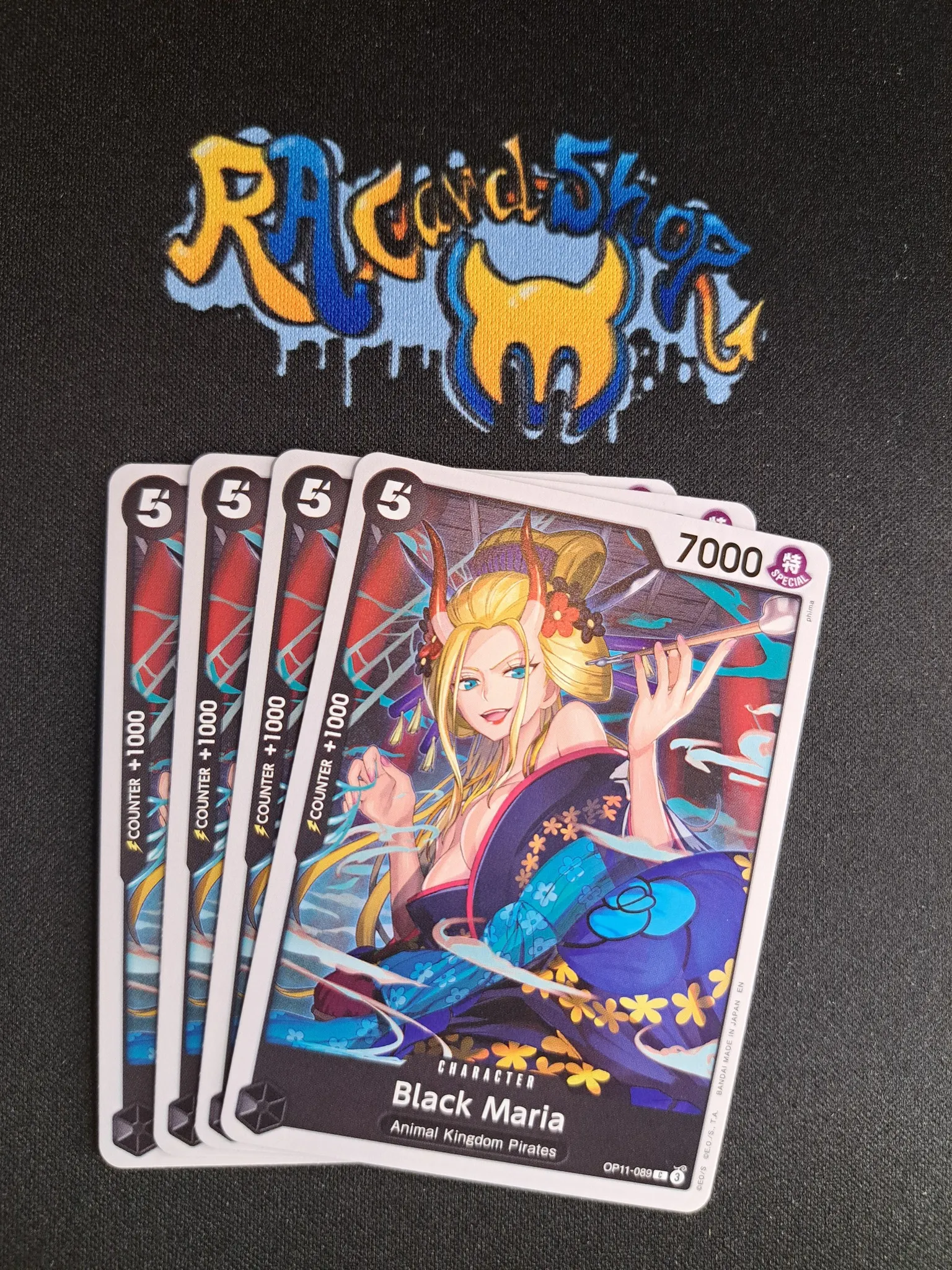 Black Maria Common Playset OP11-089 A Fist of Divine Speed One Piece ...