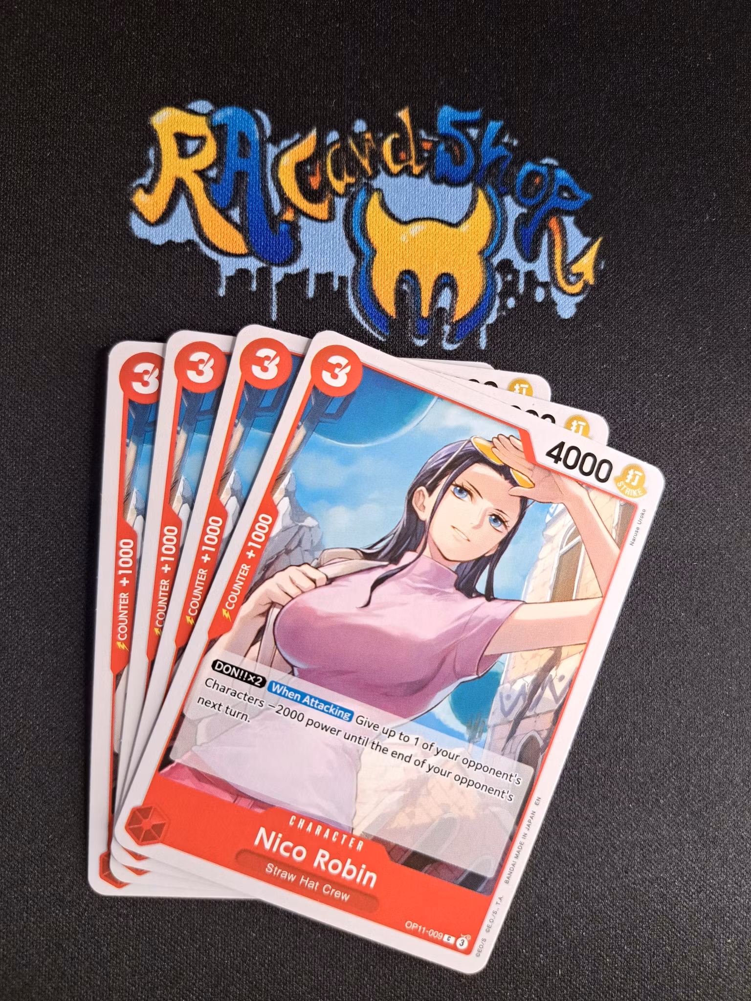 Nico Robin Common Playset OP11-009 A Fist of Divine Speed One Piece Card Game