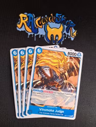 Vinsmoke Judge Common Playset OP11-044 A Fist of Divine Speed One Piece Card Game