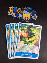 Vinsmoke Yonji Common Playset OP11-046 A Fist of Divine Speed One Piece Card Game