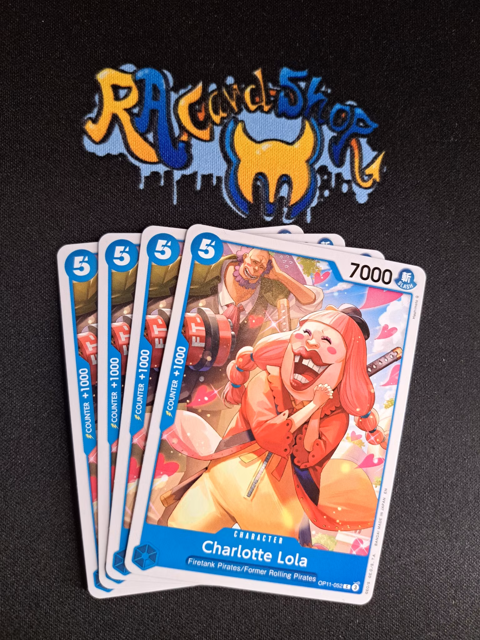 Charlotte Lola Common Playset OP11-052 A Fist of Divine Speed One Piece Card Game