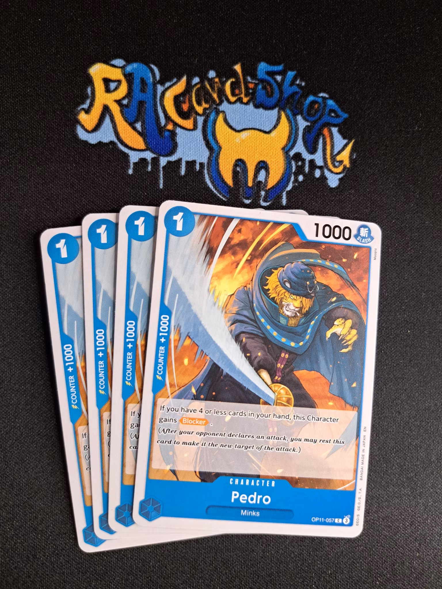 Pedro Common Playset OP11-057 A Fist of Divine Speed One Piece Card Game