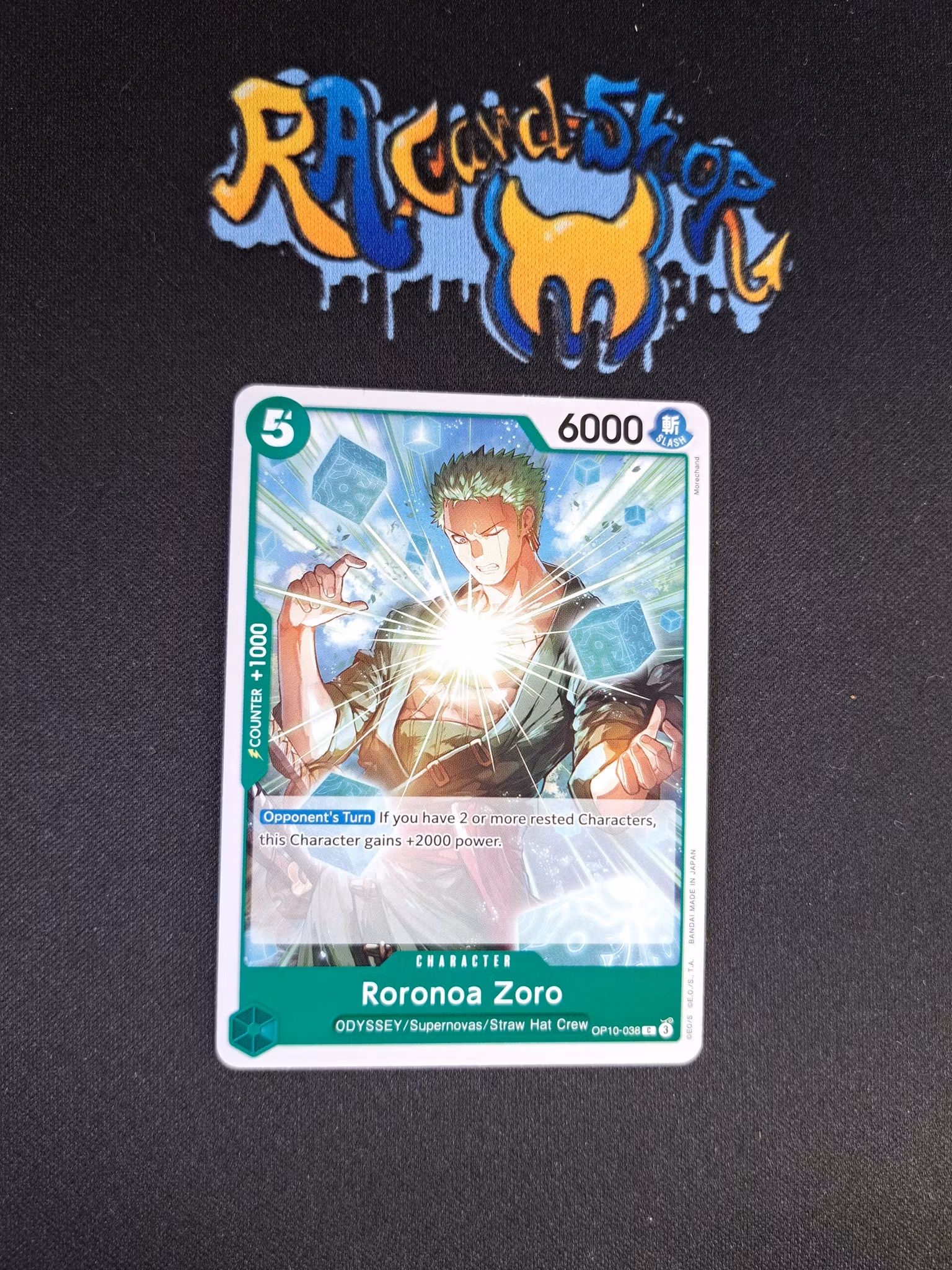 Roronoa Zoro Common OP10-038 Royal Blood One Piece Card Game TCG CCG