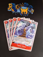 Caesar Clown Uncommon Playset OP10-006 Royal Blood One Piece Card Game TCG CCG