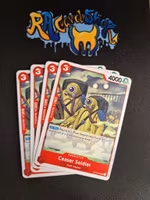 Caesar Soldier Uncommon Playset OP10-007 Royal Blood One Piece Card Game TCG CCG