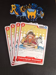Chadros.Higelyges (Brownbeard) Common Playset OP10-010 Royal Blood One Piece Card Game TCG CCG