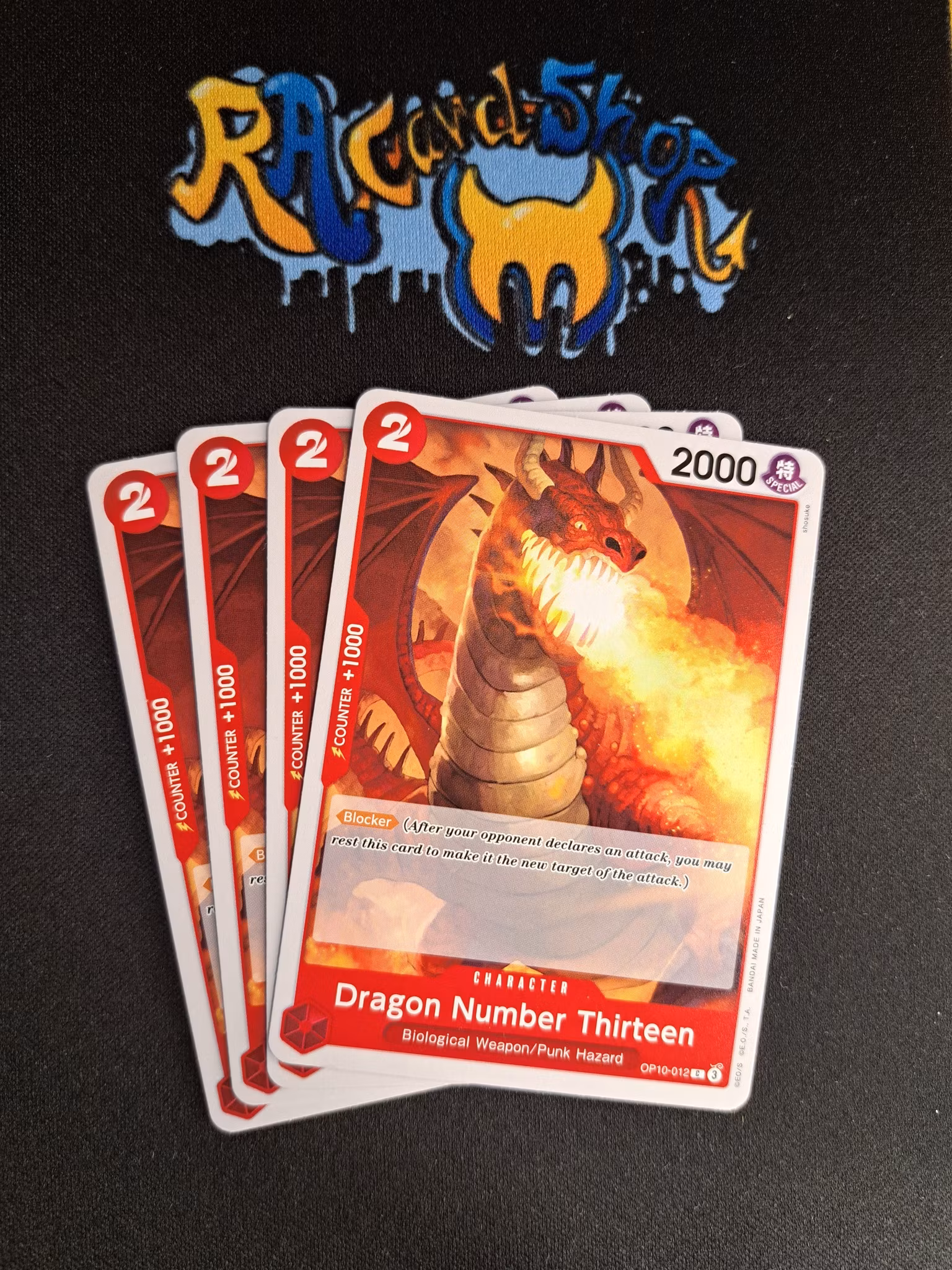 Dragon Number Thirteen Common Playset OP10-012 Royal Blood One Piece Card Game TCG CCG