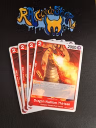 Dragon Number Thirteen Common Playset OP10-012 Royal Blood One Piece Card Game TCG CCG