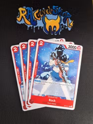 Rock Common Playset OP10-017 Royal Blood One Piece Card Game TCG CCG