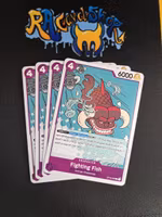 Fighting Fish Common Playset OP10-069 Royal Blood One Piece Card Game TCG CCG