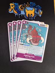 Fighting Fish Common Playset OP10-069 Royal Blood One Piece Card Game TCG CCG