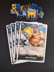 Jesus Burgess Uncommon Playset OP10-085 Royal Blood One Piece Card Game TCG CCG