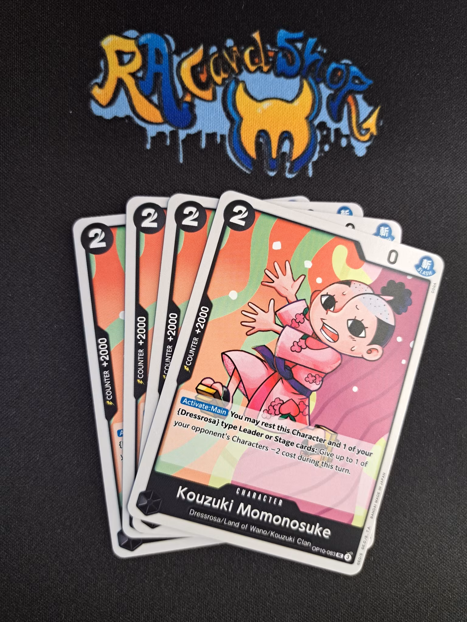 Kouzuki Momonosuke Uncommon Playset OP10-083 Royal Blood One Piece Card Game TCG CCG