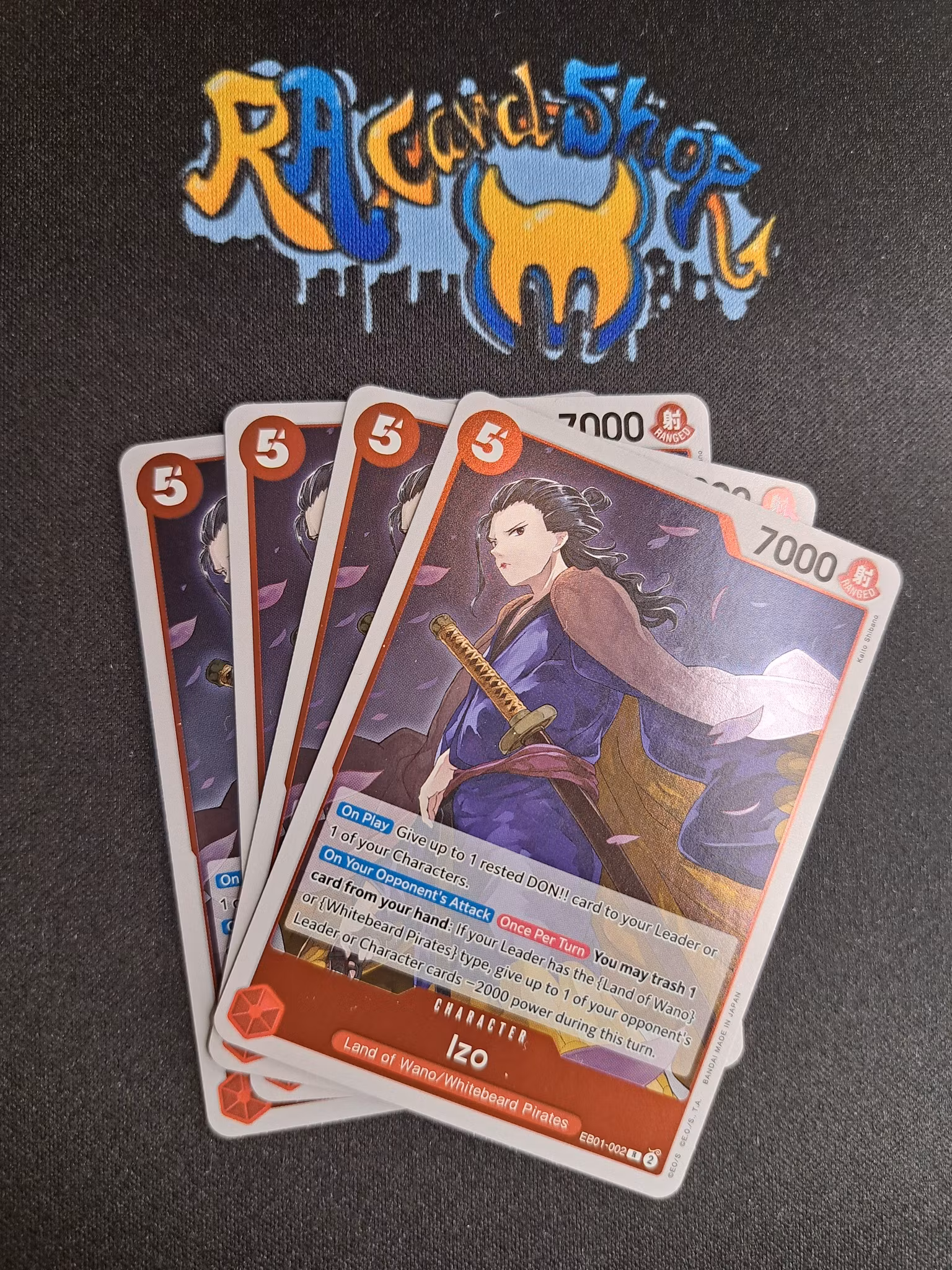 Izo Rare Playset EB01-002 Memorial Collection One Piece Card Game TCG CCG