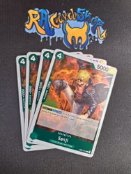 Sanji Rare Playset EB01-014 Memorial Collection One Piece Card Game TCG CCG