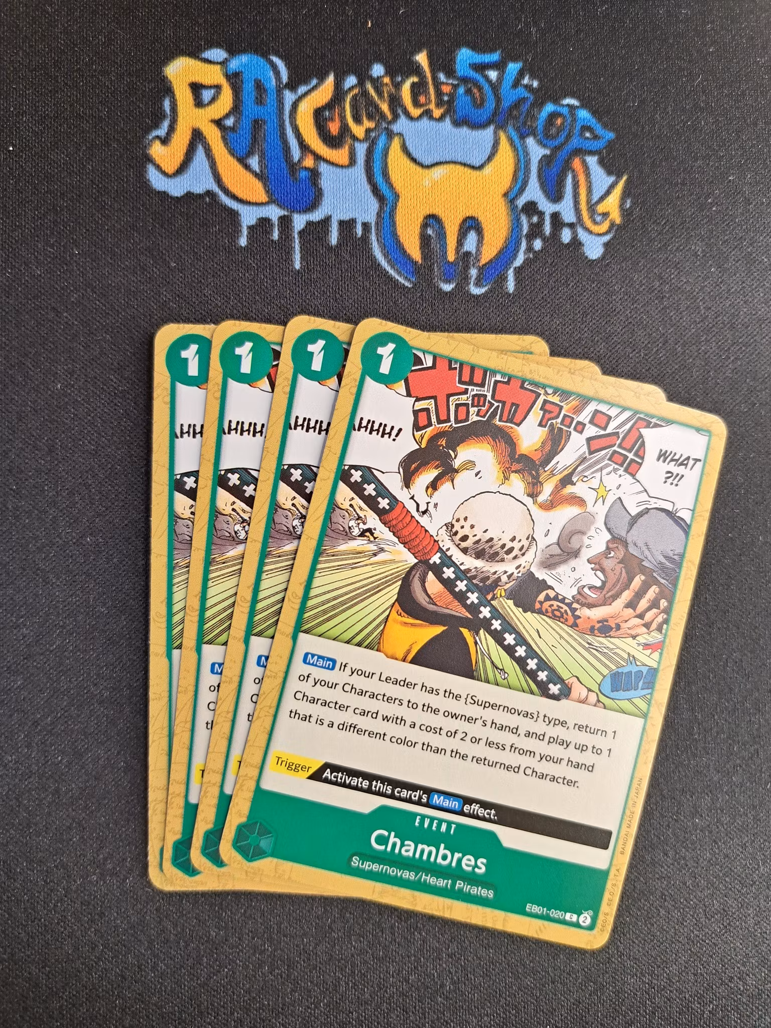 Chambres Common Playset EB01-020 Memorial Collection One Piece Card Game TCG CCG