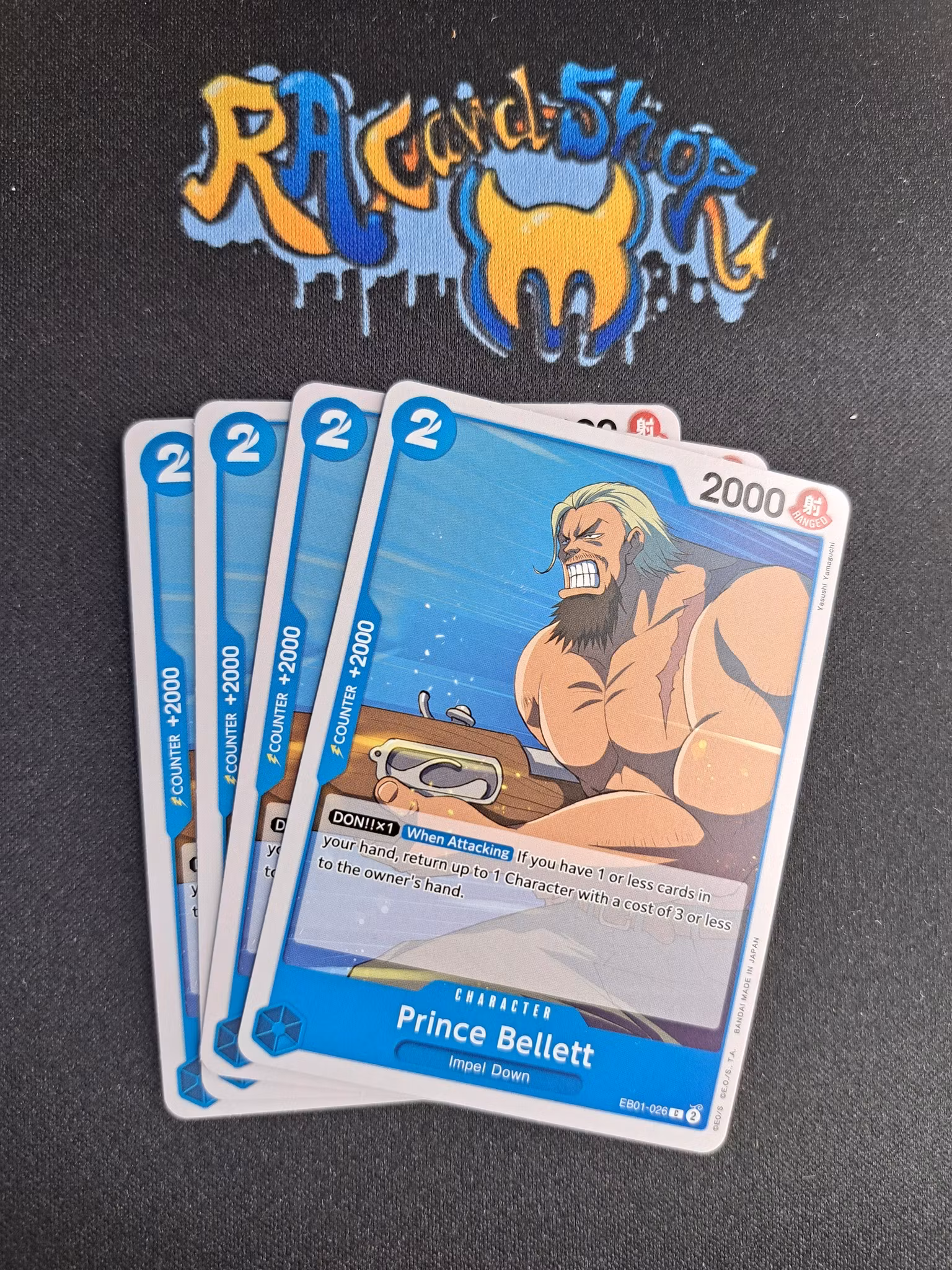 Prince Bellett Common Playset EB01-026 Memorial Collection One Piece Card Game TCG CCG