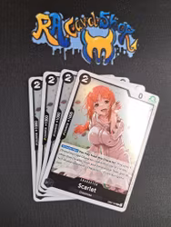 Scarlet Rare Playset EB01-042 Memorial Collection One Piece Card Game TCG CCG