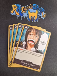 ...I Want to Live!! Common Playset EB01-050 Memorial Collection One Piece Card Game TCG CCG