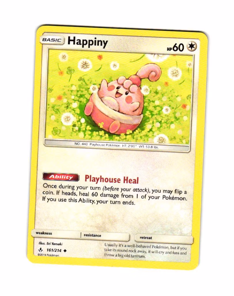 Happiny Uncommon 161/214 Unbroken Bonds Pokemon