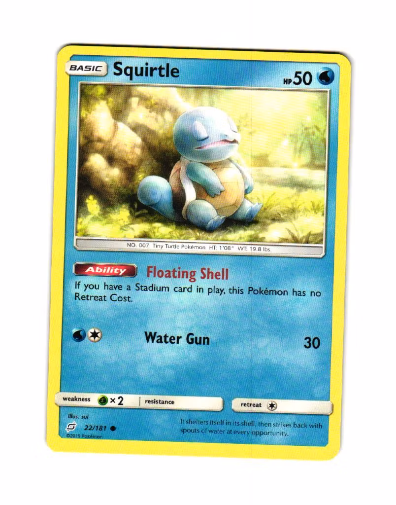 Squirtle Common 22/181 Team Up Pokemon