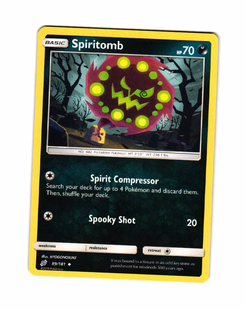 Spiritomb Uncommon 89/181 Team Up Pokemon