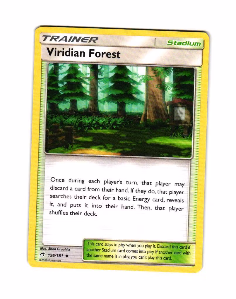 Viridian Forest Uncommon 156/181 Team Up Pokemon
