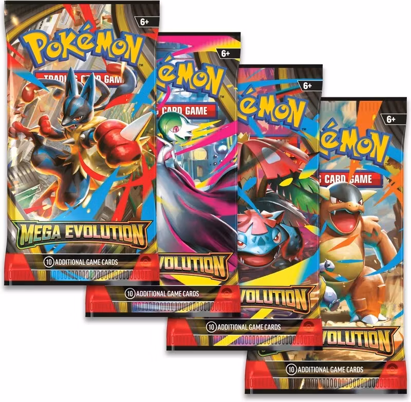 Mega evolution Booster Pack Pokemon (1 pack) Realese 10/10-25