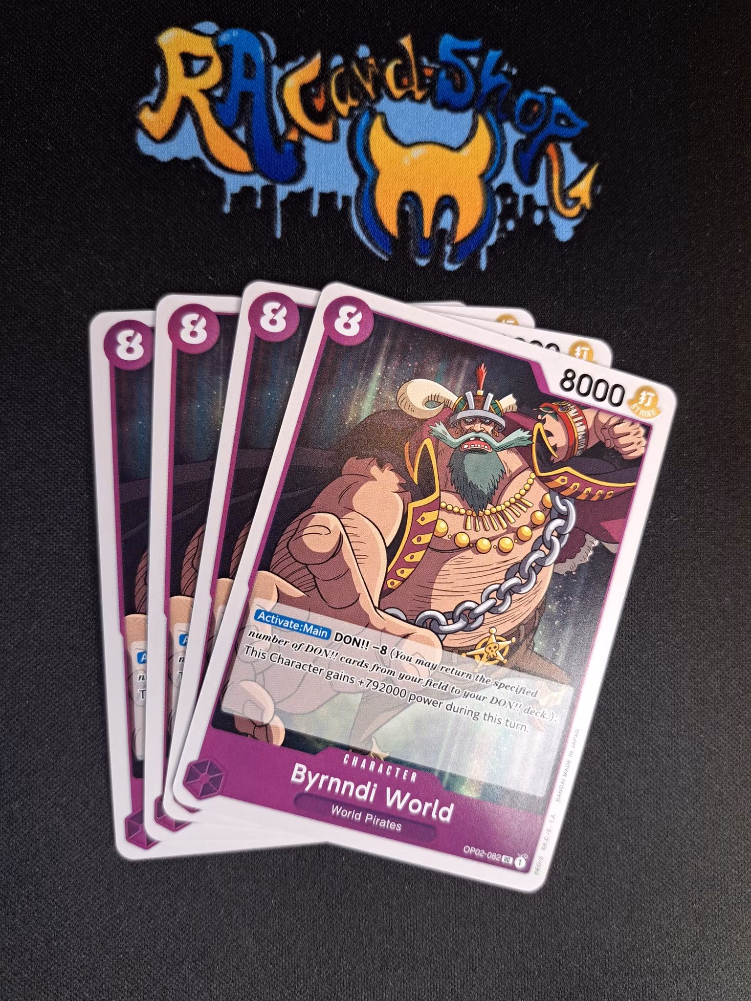 Byrnndi World Uncommon Playset OP02-082 Paramount War One Piece Card Game