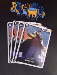 Doberman Common Playset OP02-107 Paramount War One Piece Card Game
