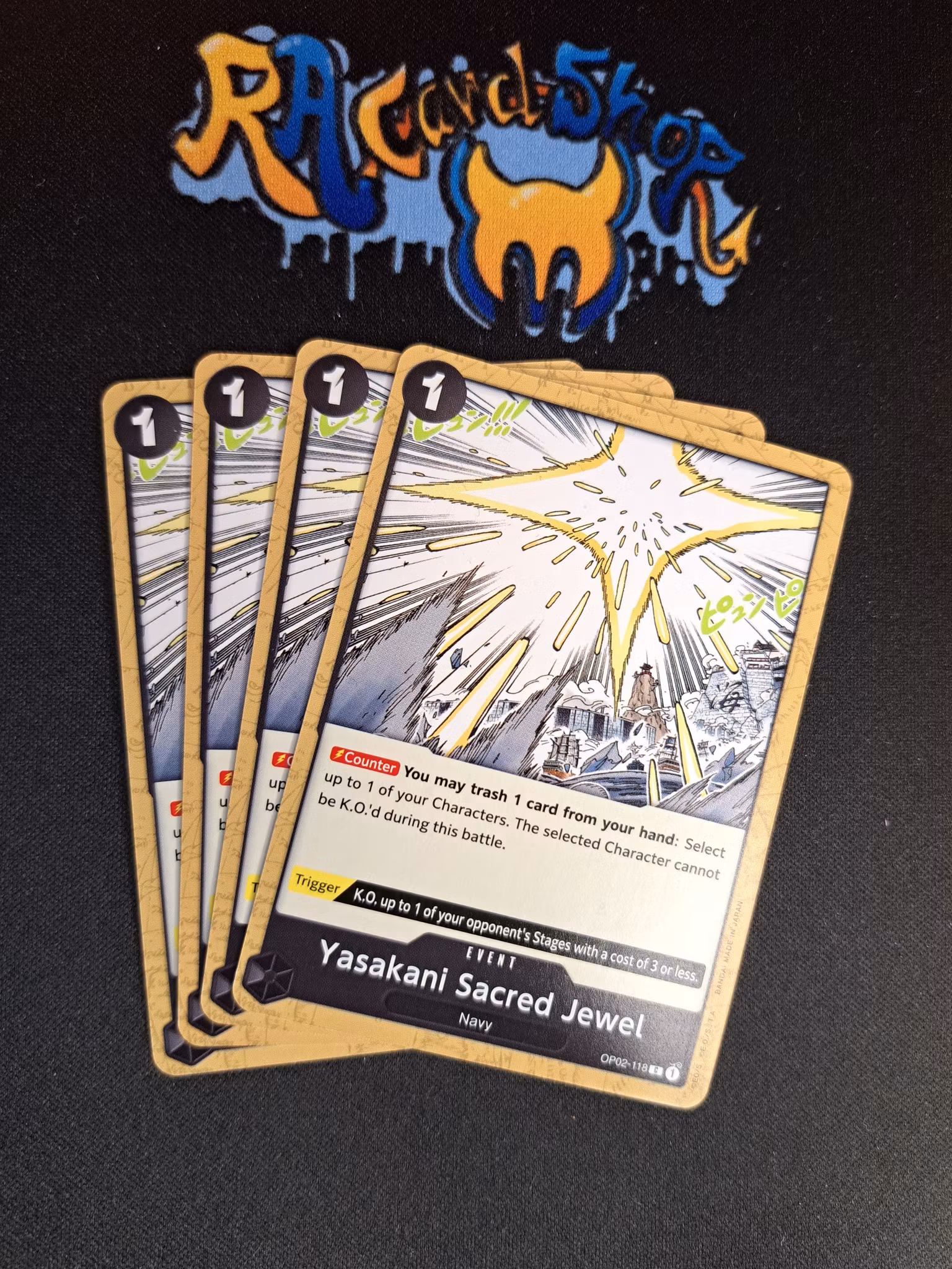 Yasakani Sacred Jewel Common Playset OP02-118 Paramount War One Piece Card Game