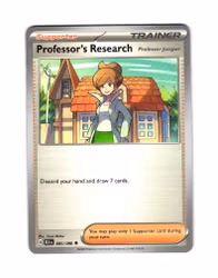 Professors Research Uncommon 085/086 Black Bolt Pokemon